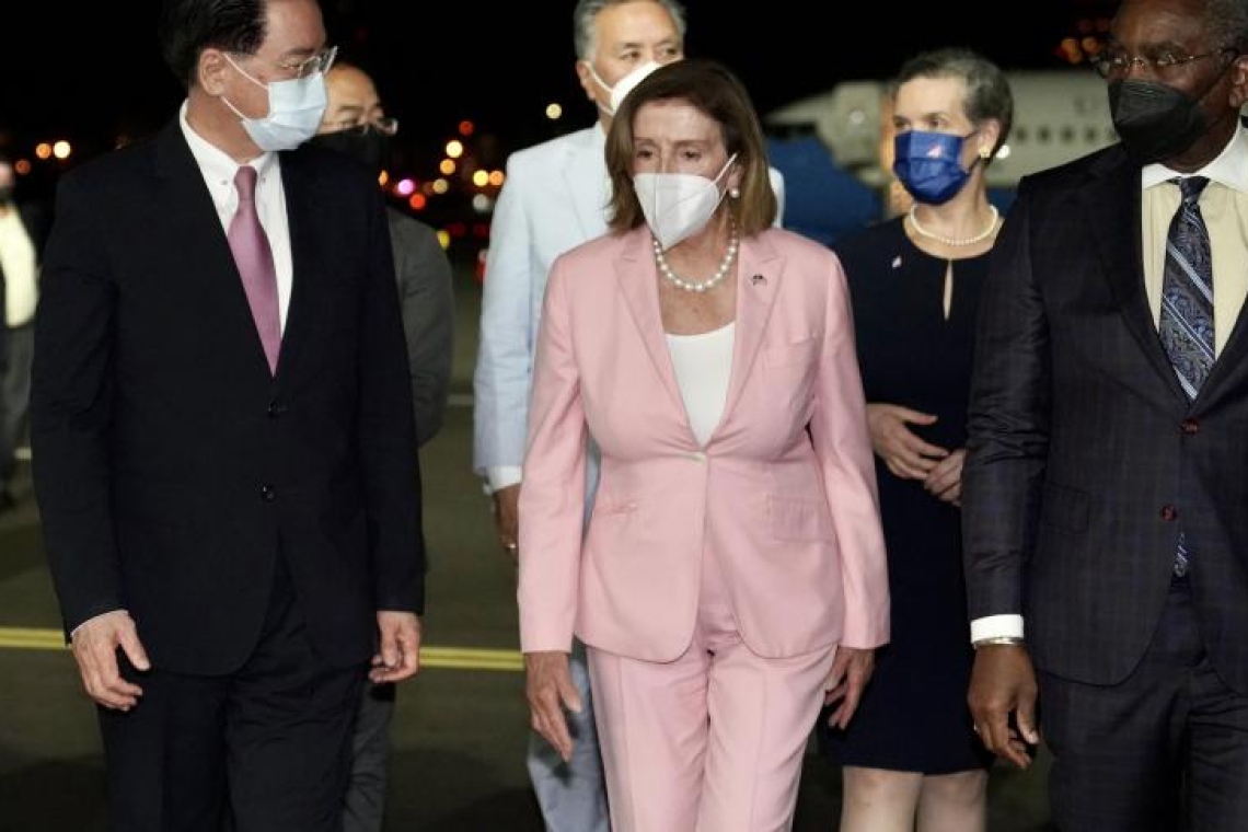 Pékin annonce des "actions militaires ciblées" en réponse à la visite de Nancy Pelosi à Taïwan